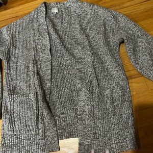 a new day Gray Chunky Knit Cardigan Sweater